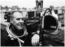 Tim Murray in dive gear - photo by Michael W. Fincham