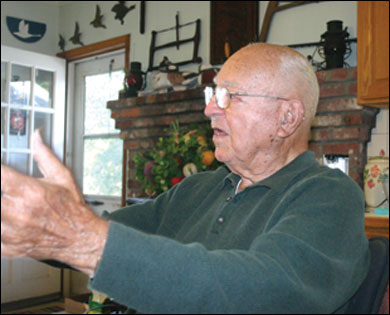 Pelczar in his home