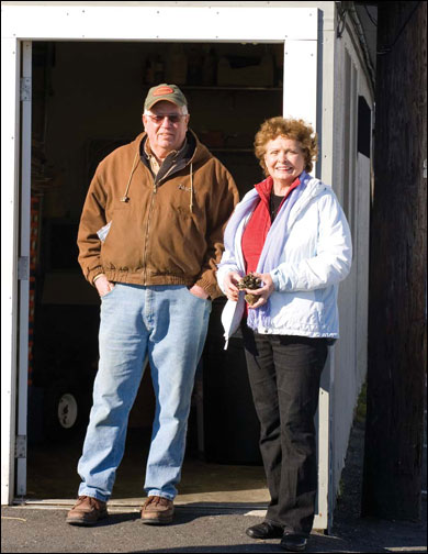 Karen Oertel and Jerry Harris, photograph by Skip Brown