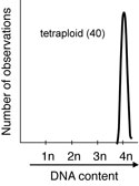Graph of tetrapoid occurance by Standish Allen