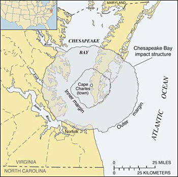 Crater drawing courtesy of the U.S. Geological Survey