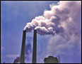 Emissions from a coal-burning power plant. Credit: Alfred T. Palmer (1944), Library of Congress Collection