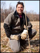 John Parker planting trees. Credit: Daniel Strain