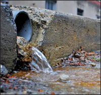 sewage outfall
