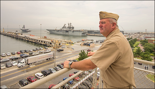 U.S. Navy Captain Bob Clark. Photograph: David Harp,