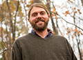 Geologist Andrew Elmore. Photograph: UMCES/Cheryl Nemazie