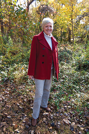 Master Watershed Steward Betsy Love. Photograph, Daniel Pendick