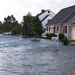 Flooded street in Oxford, MD. Photograph, XYZ