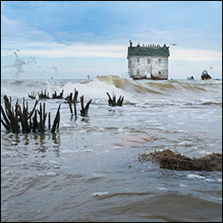 Last house on Holland Island. Credit: David Harp