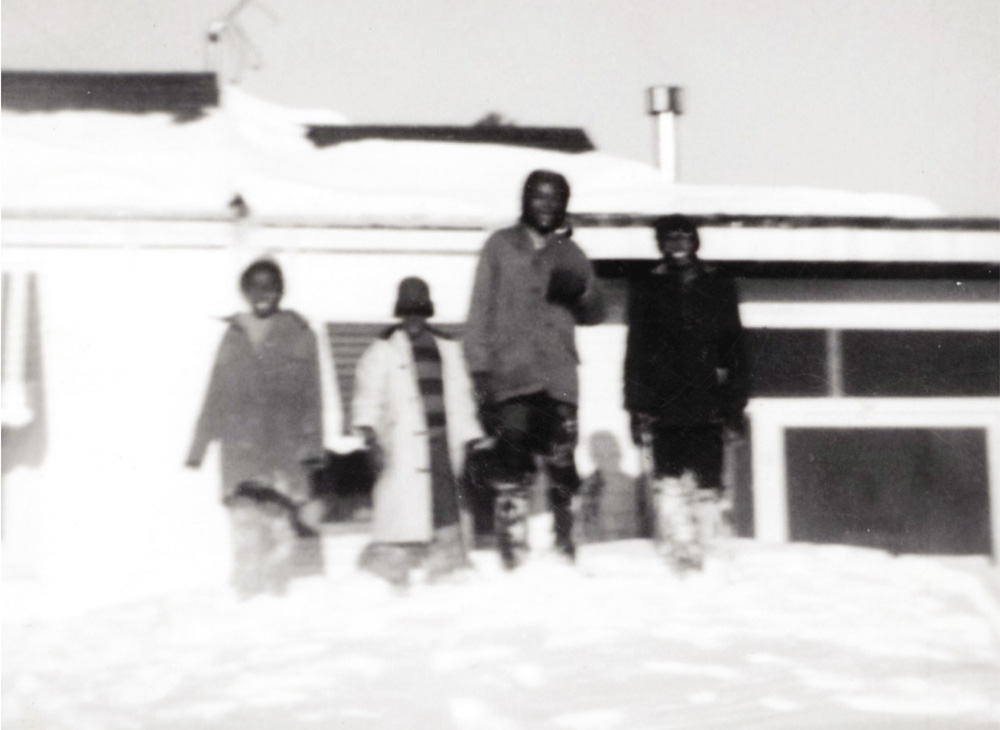 Kids play in the snow during the President’s Day storm of 1979. Photos, courtesy of Joann Slacum, Cambridge, Md