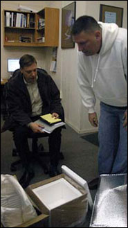 Greg Cain and Tom Rippen, photograph by Erica Goldman