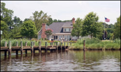 departing from the dock of Myron Richardson by Erica Goldman