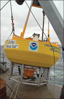 Coastal buoy courtesy of John Payne, Pacific Ocean Shelf Tracking Project