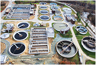 Wastewater treatment plant located in Howard County, Maryland. Photograph: Clark Construction and the Little Patuxent Water Reclamation Plant