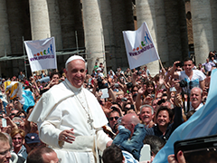 Pope Francis. Photograph, CC BY-SA 2.0