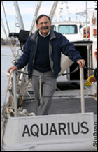 Ed Houde on the Aquarius 