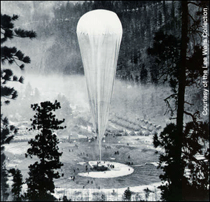 balloon ready for launch