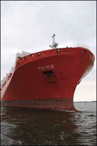 The 66,000-ton giant M/V Taiko - by Michael Fincham